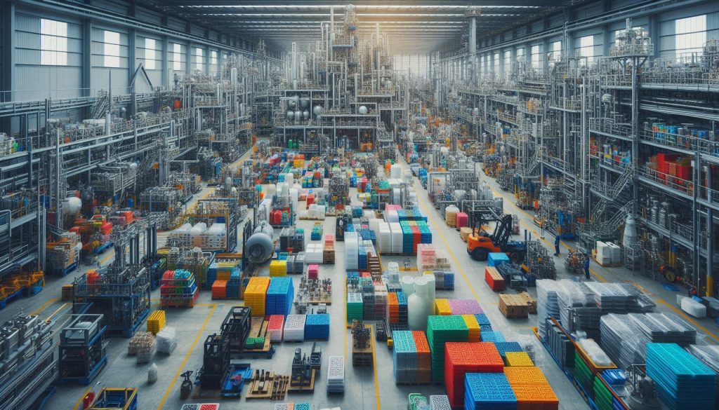 Plastic pallets in the petrochemical industry