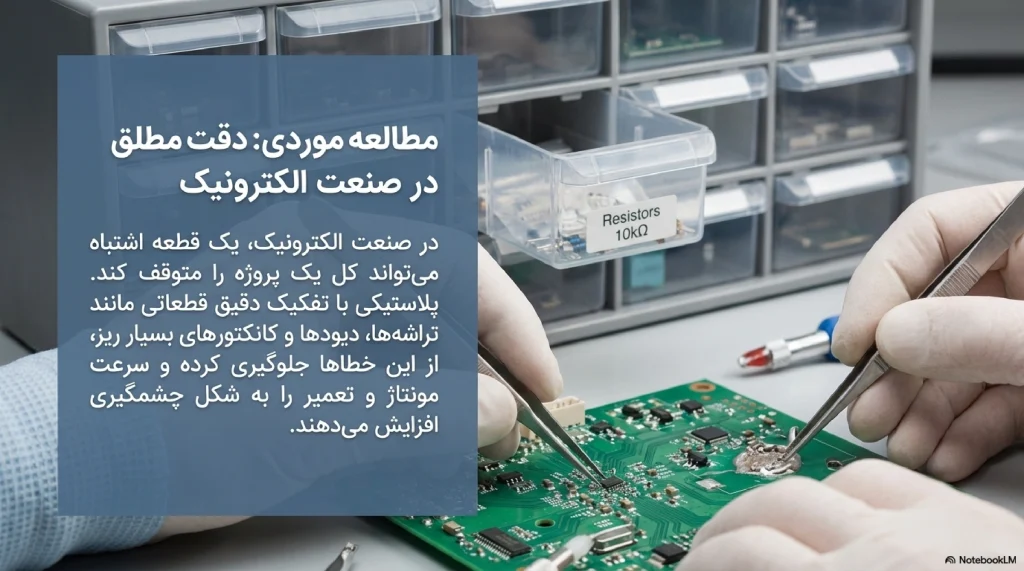 استفاده از فایل پلاستیکی در صنعت الکترونیک