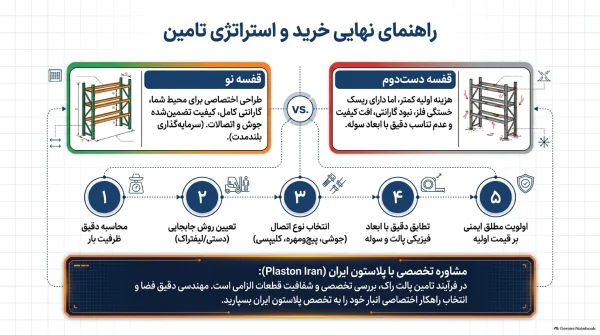 راهنمای جامع خرید، قیمتگذاری و مقایسه قفسهبندی پالت راک